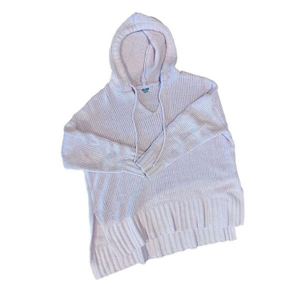 Aerie Hooded Knit Sweater Size S